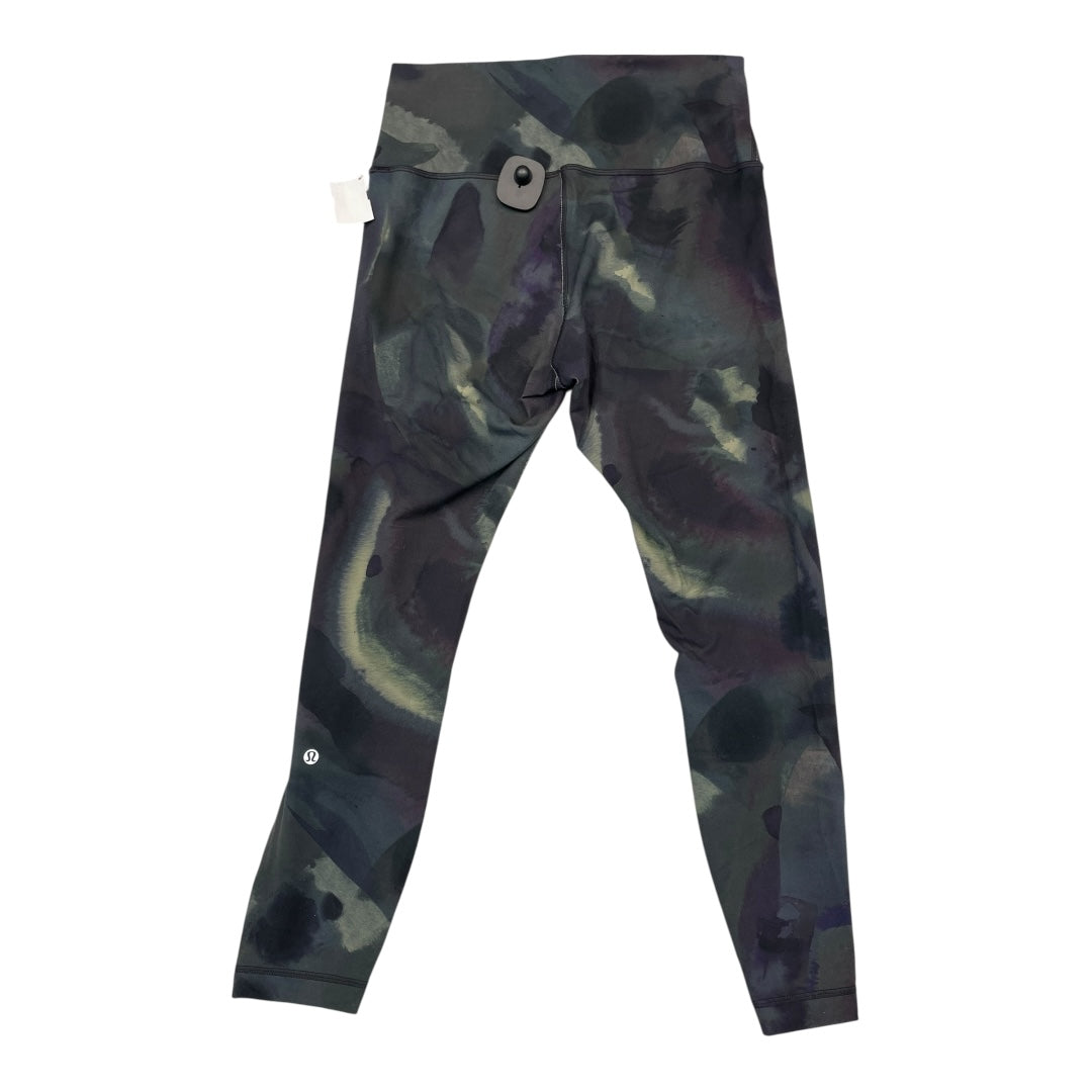 Athletic Leggings By Lululemon In Multi, Size:10