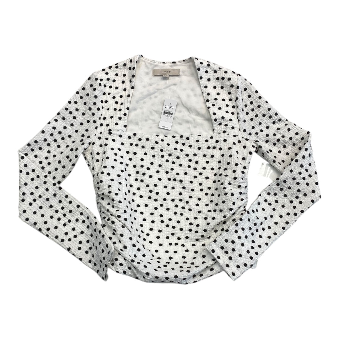 Top Ls By Loft In Polkadot Pattern, Size:S