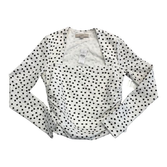 Top Ls By Loft In Polkadot Pattern, Size:S