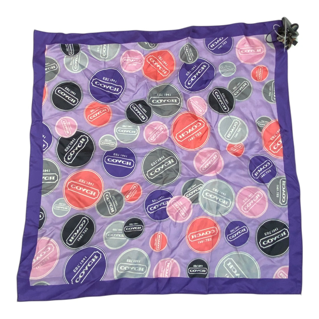 Scarf Designer By Coach In Multi