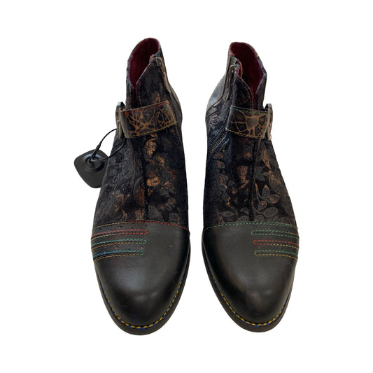 Boots Ankle Heels By Spring Step In Multi, Size:9.5