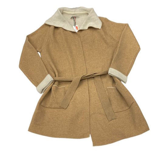 Sweater Cardigan By Cmc In Tan, Size:Xl