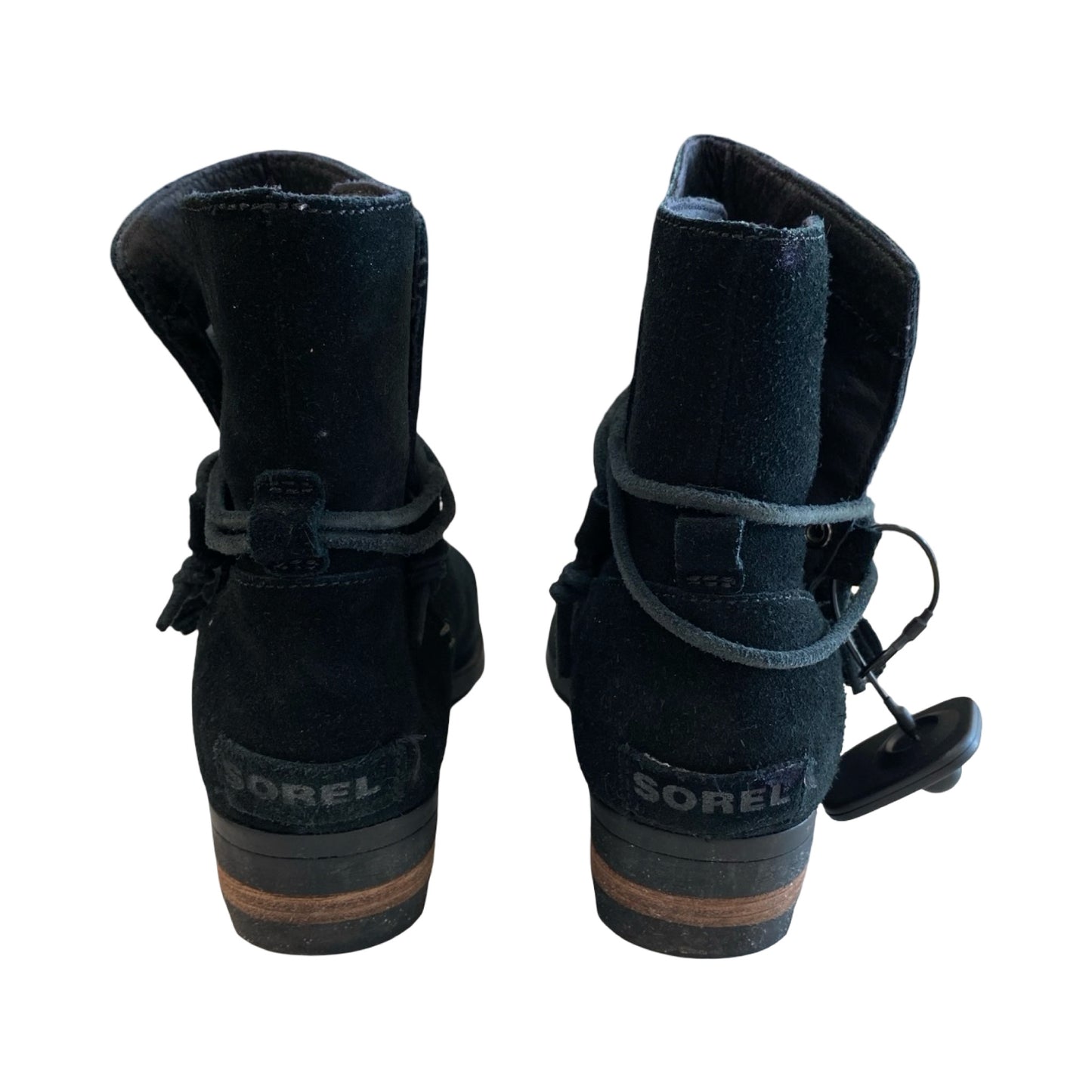 Boots Designer By Sorel In Black, Size:7
