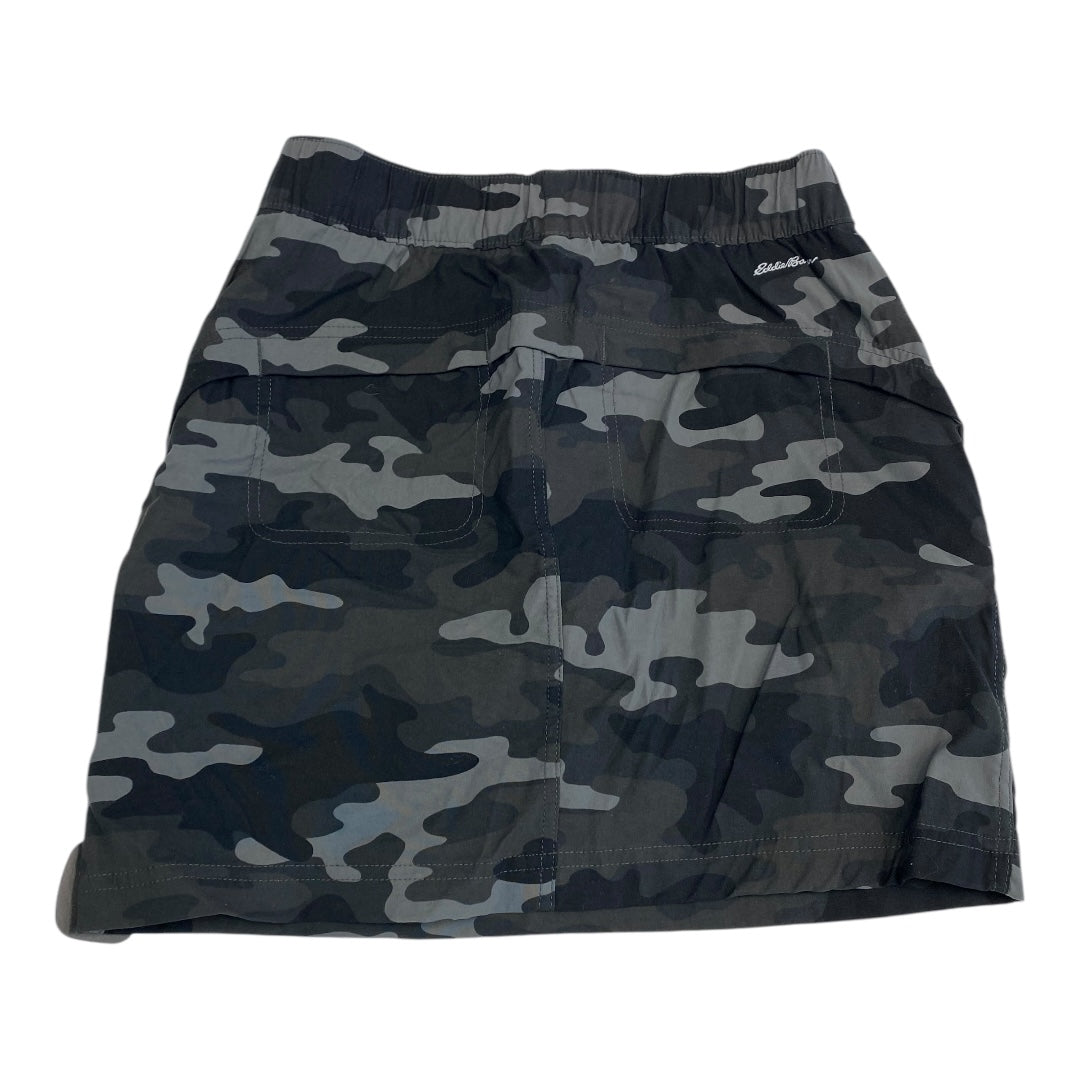 Skirt Mini & Short By Eddie Bauer In Camouflage Print, Size:2