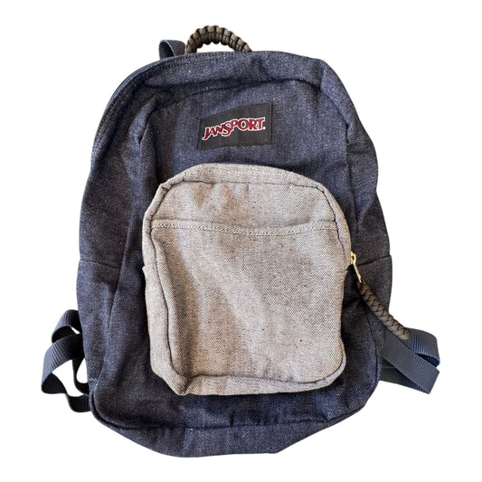 Backpack By JANSPORT In Blue Denim, Size:Medium