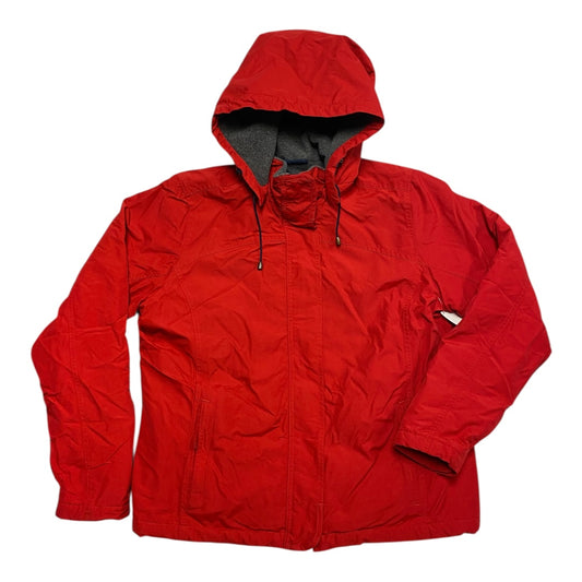 Jacket Other By Lands End In Red, Size:22Womens