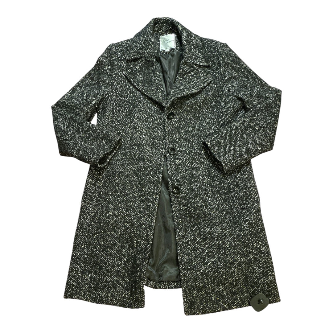 Coat Peacoat By Larry Levine In Multi, Size:14