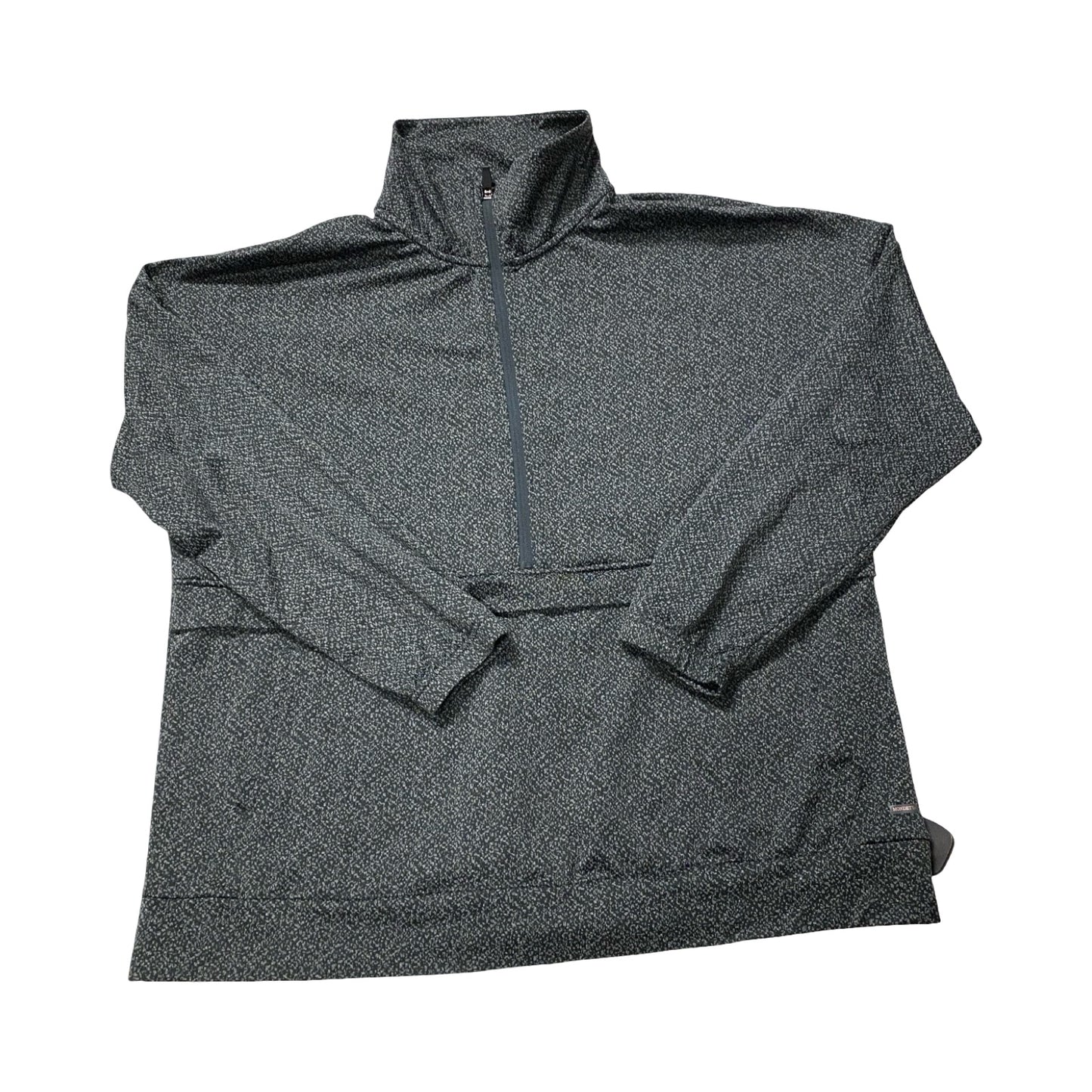Athletic Top Ls Collar By Mondetta In Black, Size:Xxl