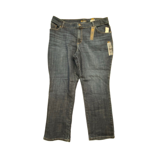 Jeans Straight By Lee In Blue, Size:20