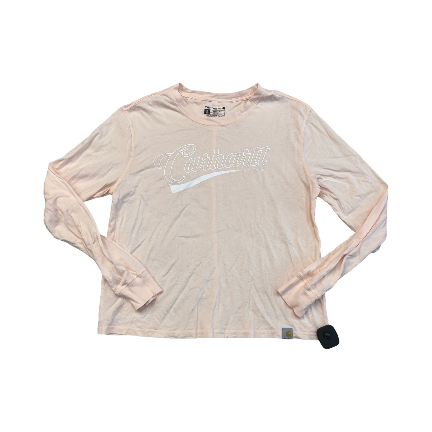 Top Ls Basic By Carhartt In Pink, Size:S