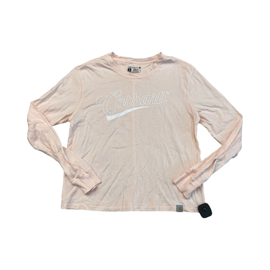 Top Ls Basic By Carhartt In Pink, Size:S
