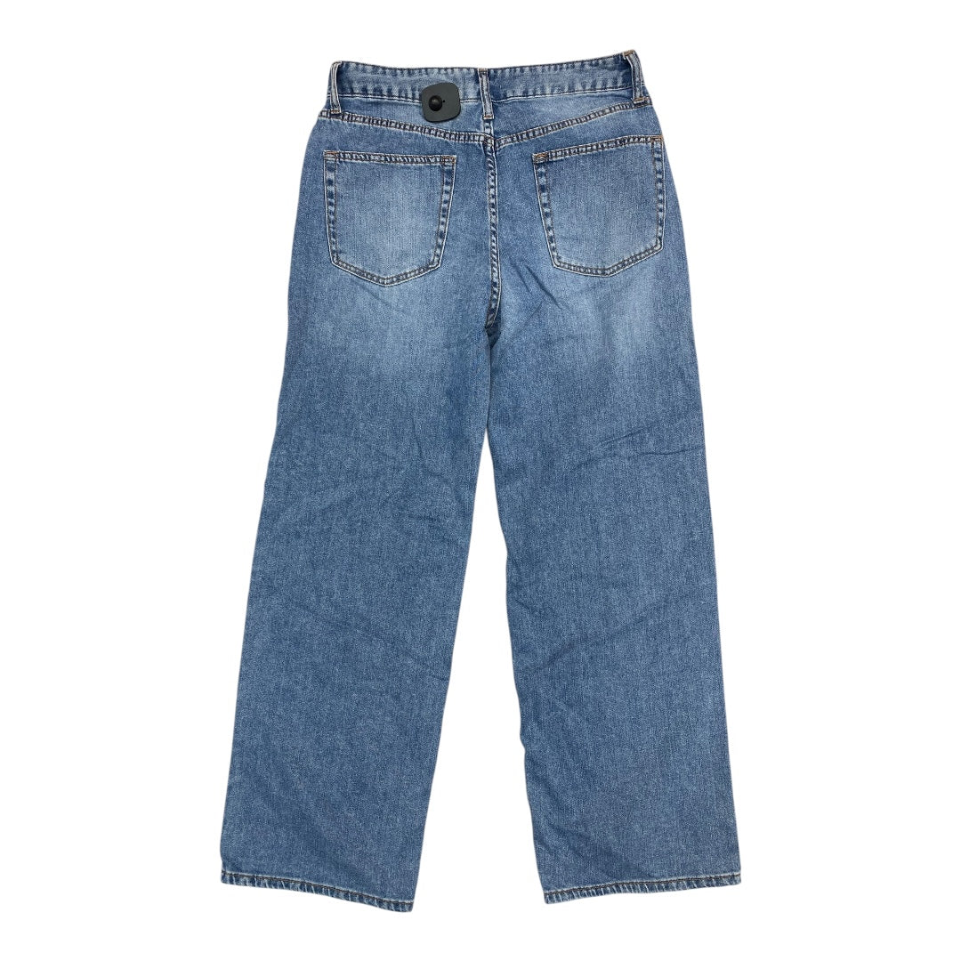 Jeans Wide Leg By Oat In Blue, Size:8