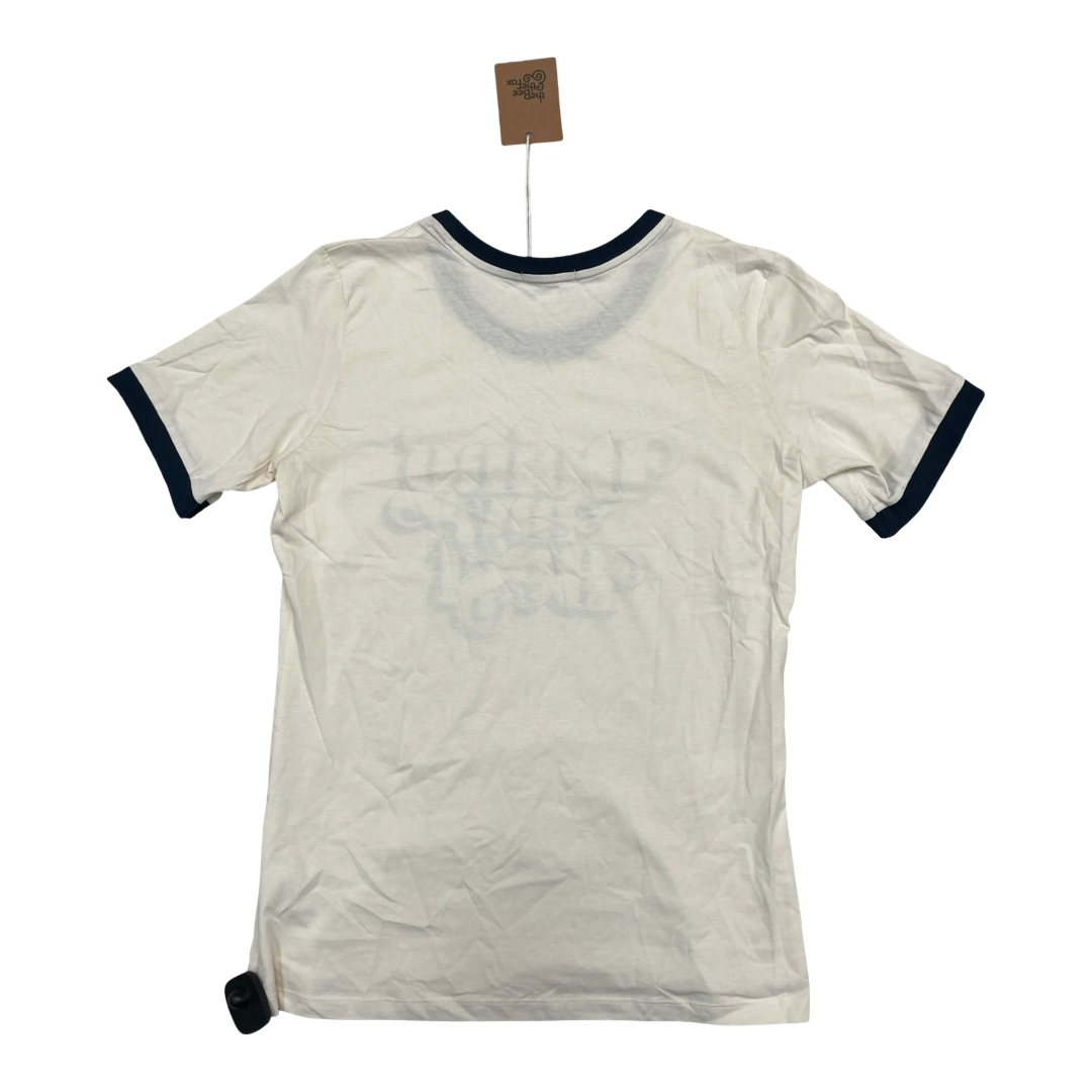 Top Ss By Cmc In Blue & Cream, Size:M