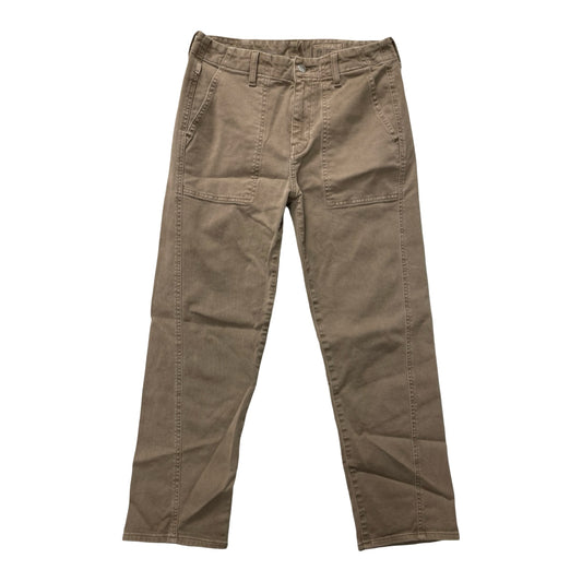 Pants Cropped By Ag Jeans In Brown, Size:2