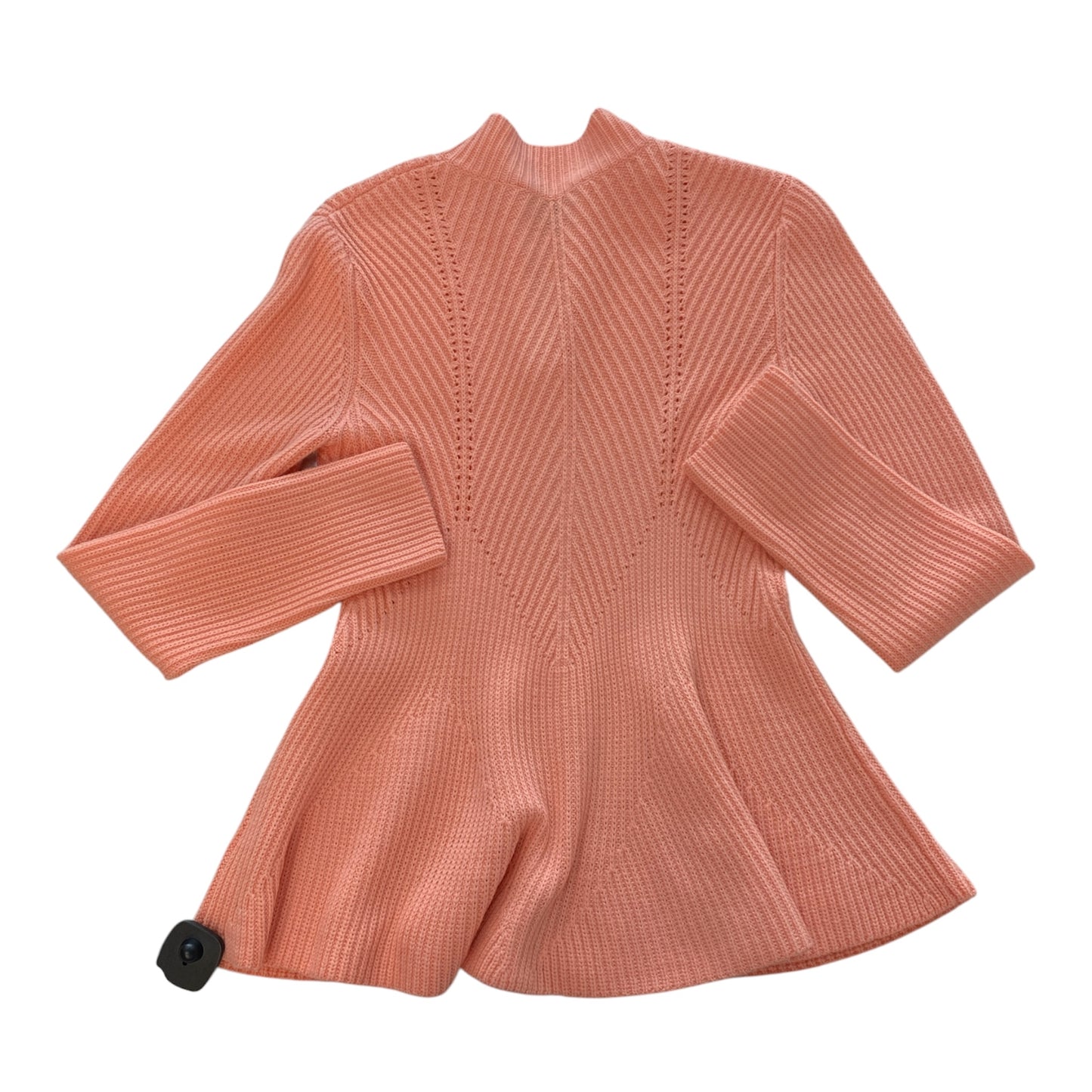 Sweater Cardigan Designer By St John Collection In Peach, Size:S