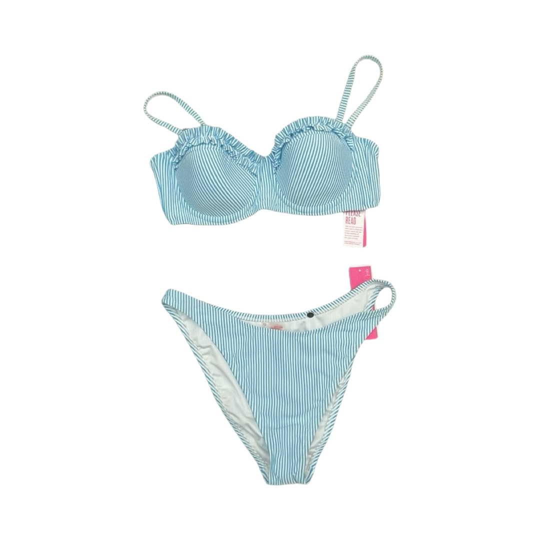 Swimsuit Designer By Lilly Pulitzer In Blue & White, Size:12