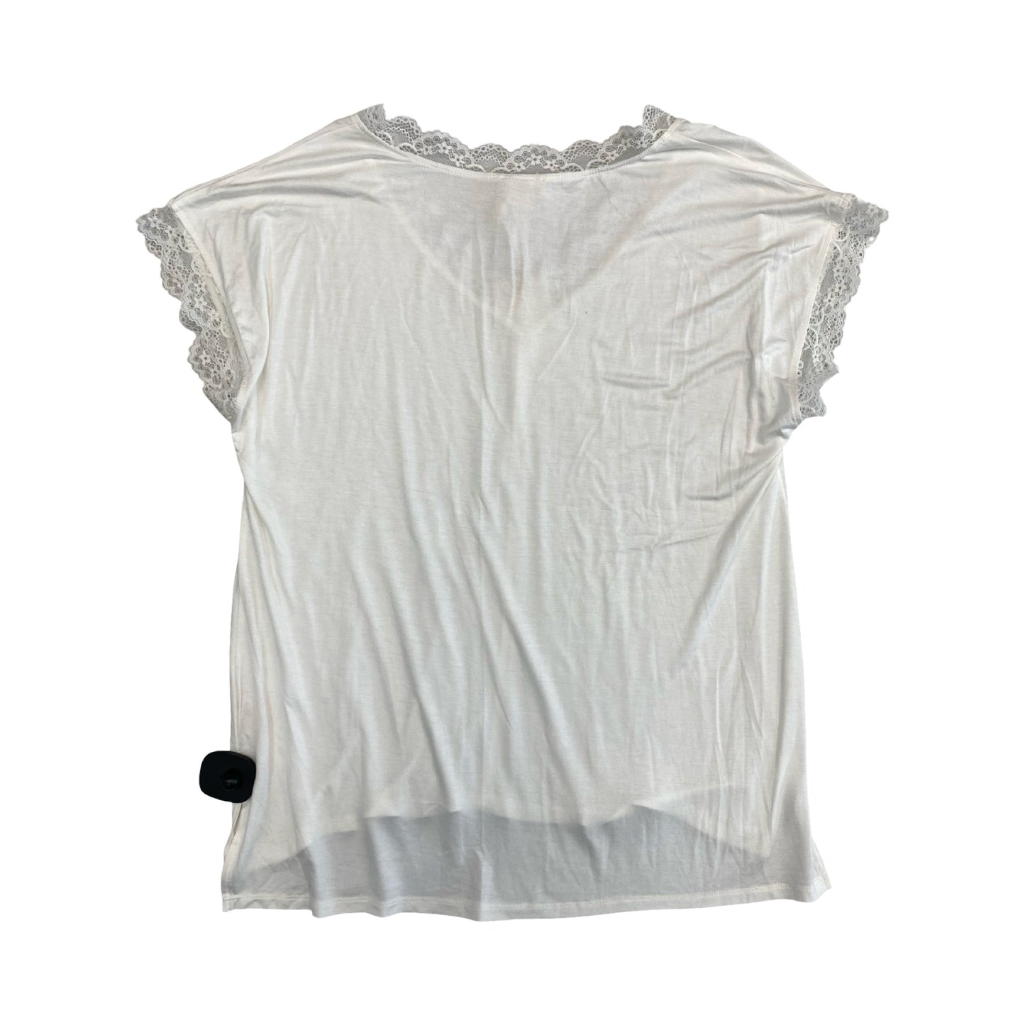 Top Ss By Hem & Thread In White, Size:M