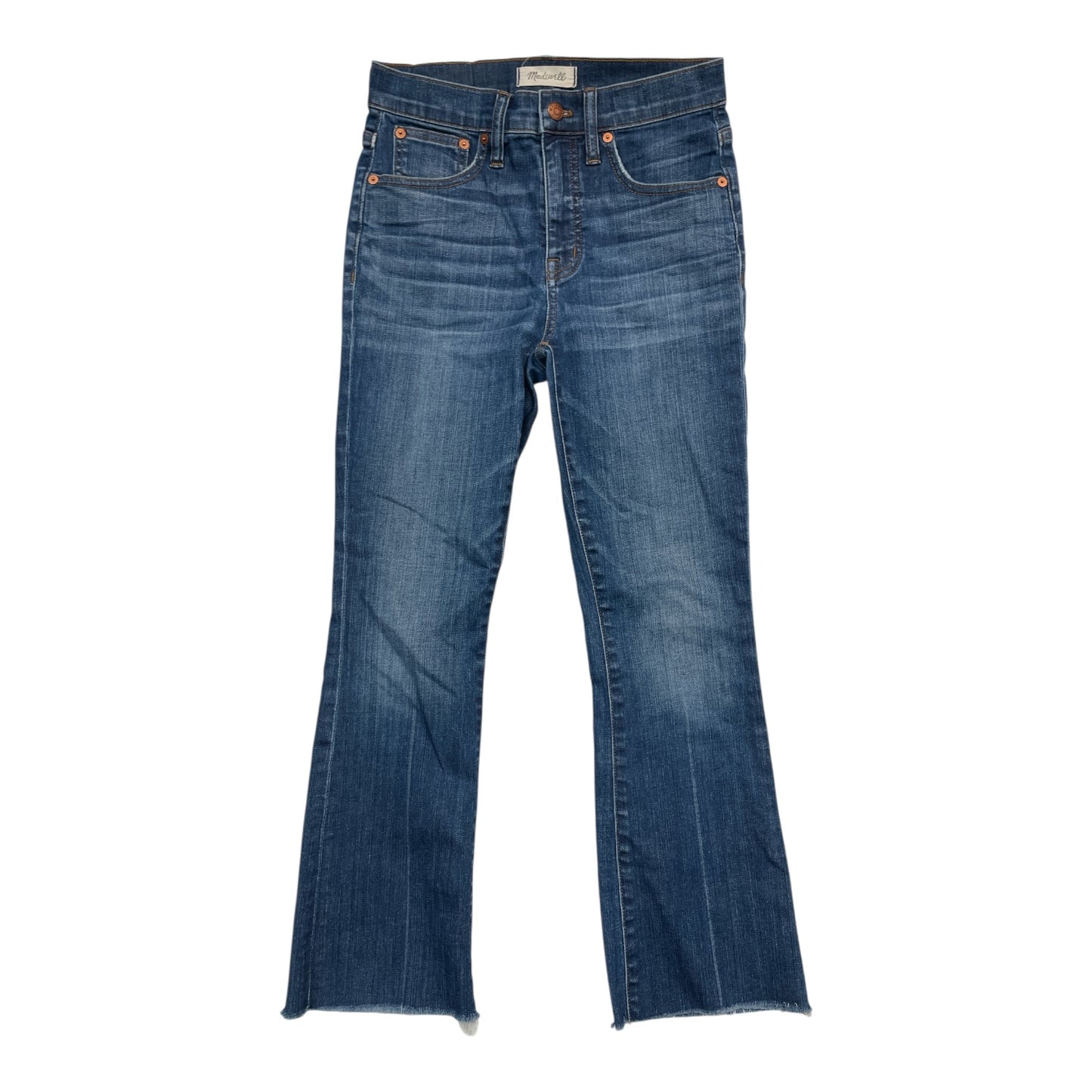 Jeans Boot Cut By Madewell In Blue Denim, Size:0