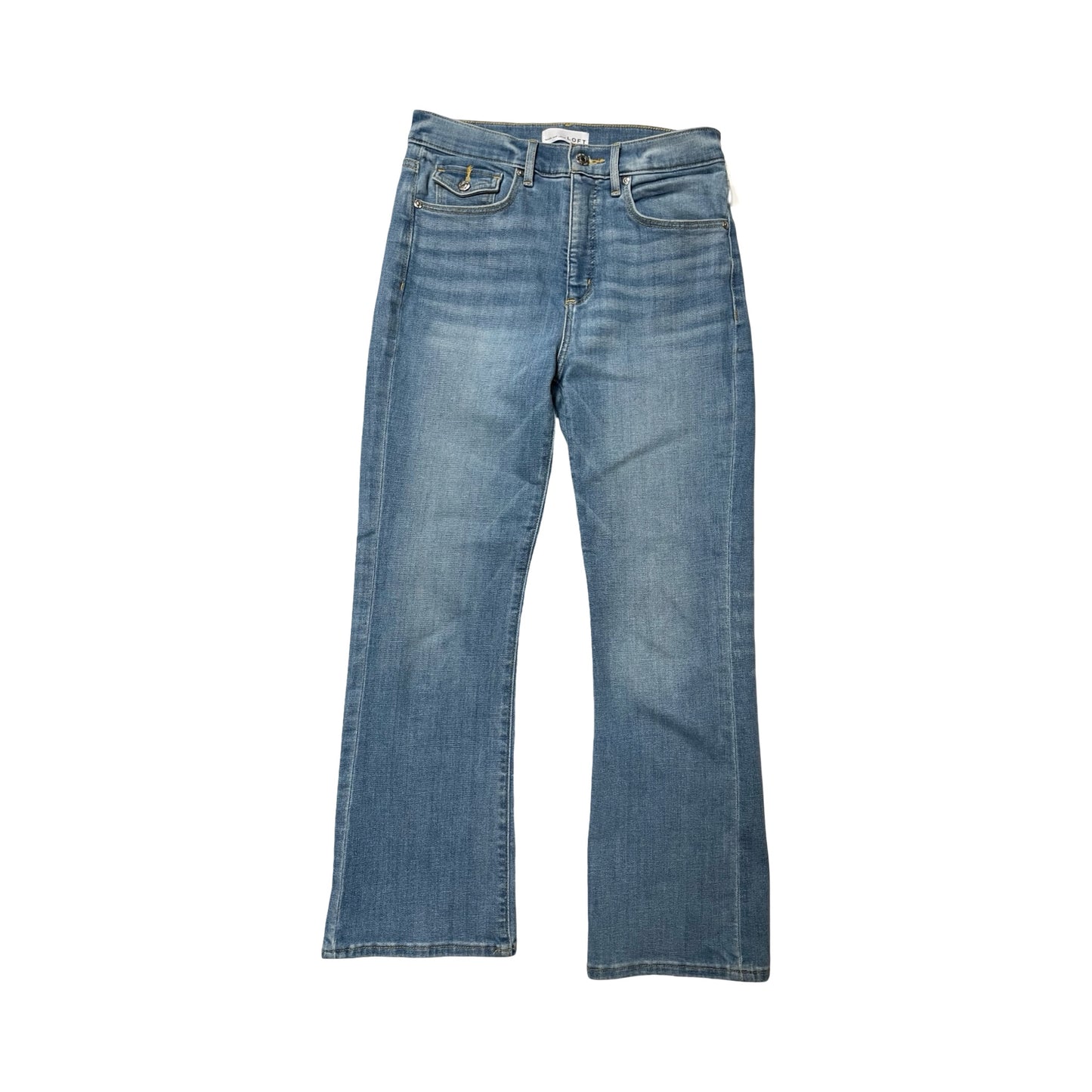 Jeans Straight By Loft In Blue, Size:4