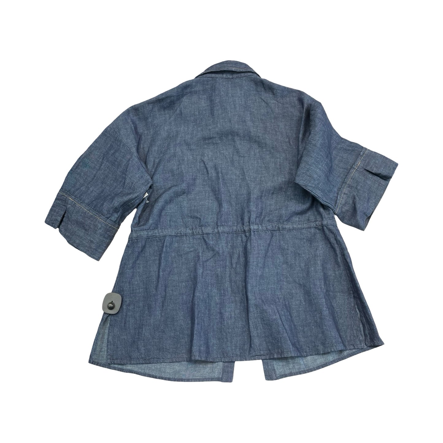 Jacket Denim By Zara In Blue Denim, Size:L