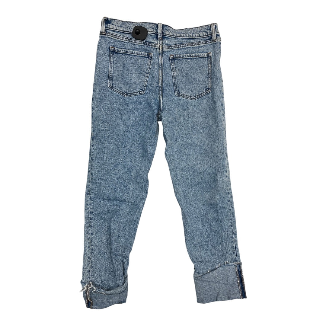Jeans Straight By Banana Republic In Blue Denim, Size:4