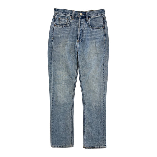 Jeans Straight By DENIM FORUM In Blue Denim, Size:6L