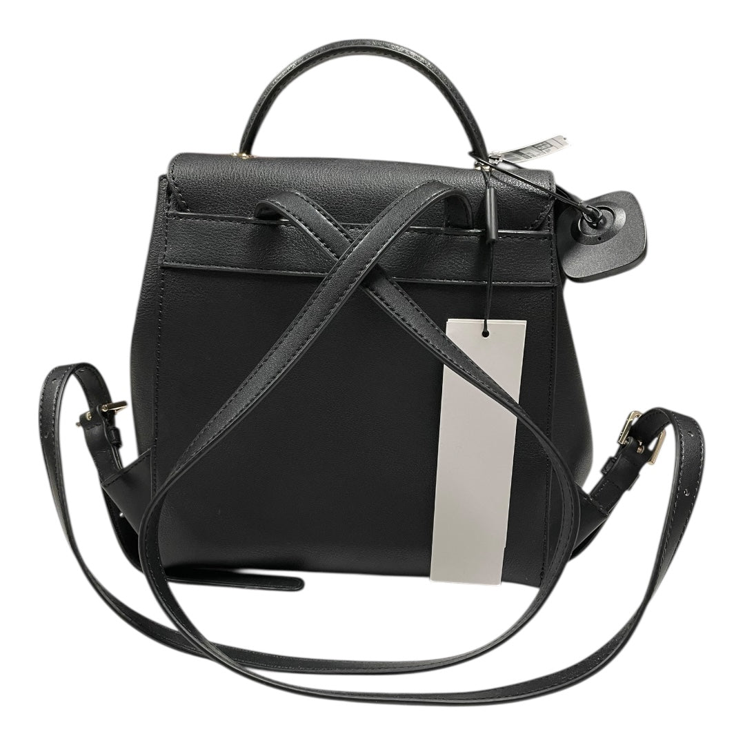 Backpack Leather By Calvin Klein In Black, Size:Medium
