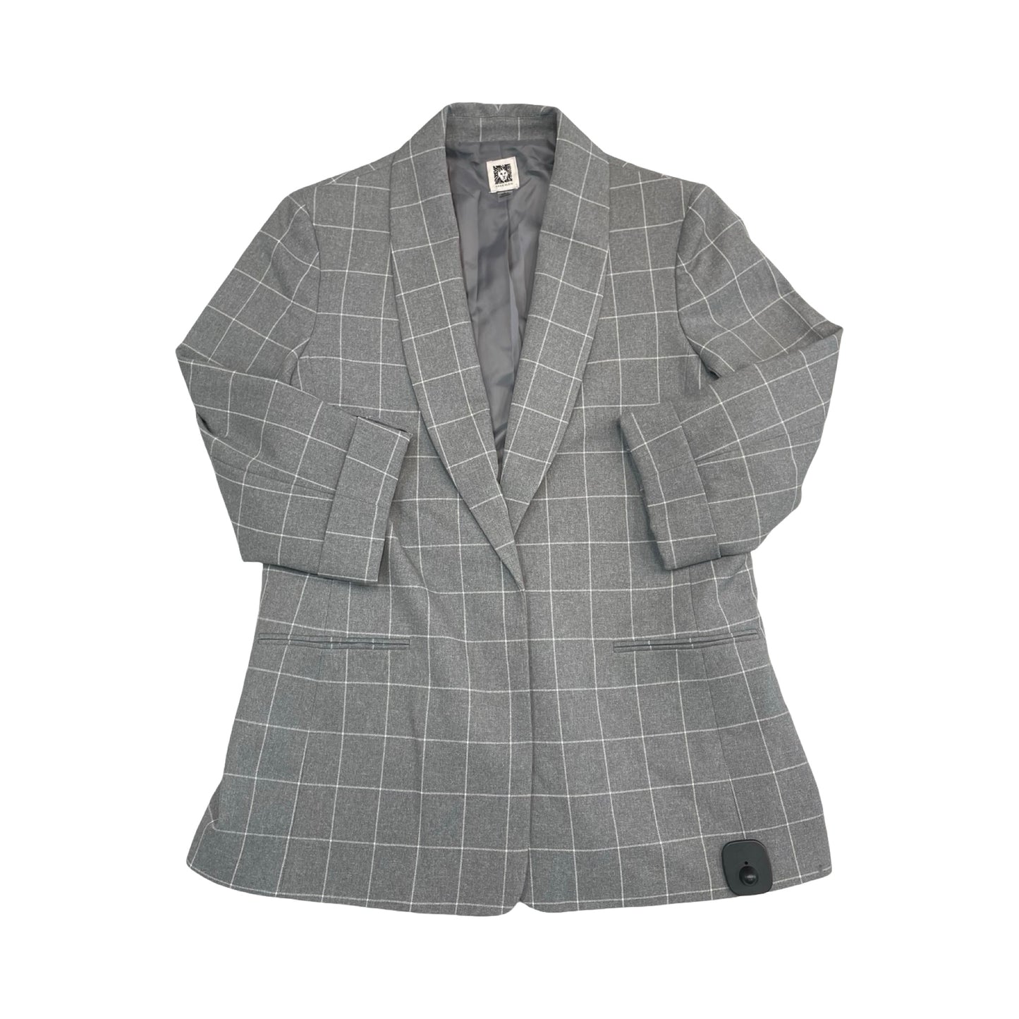 Blazer By Anne Klein In Grey, Size:L
