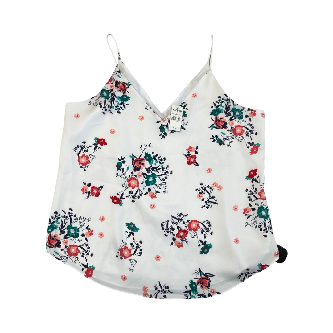 Top Sleeveless By Express In Multi, Size:L