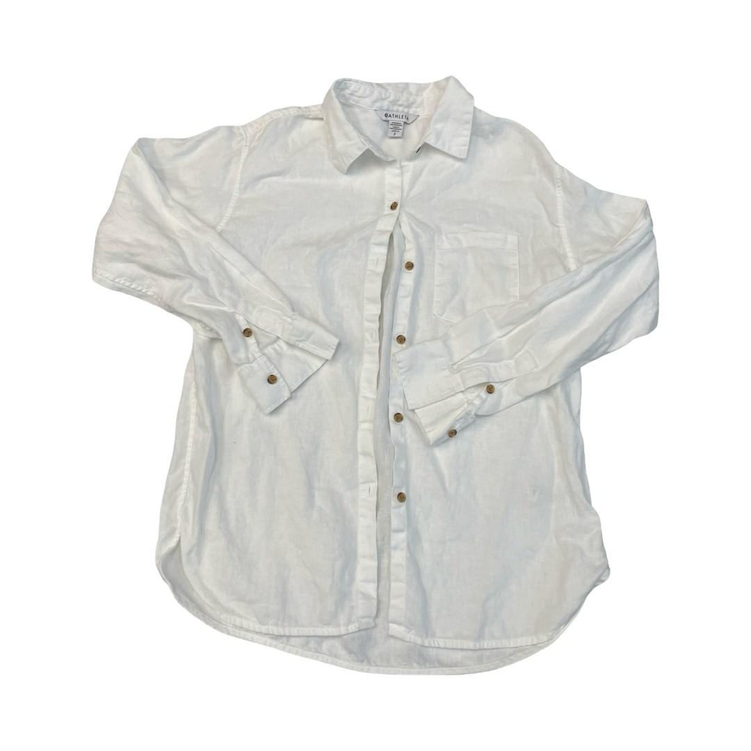 Top Ls By Athleta In White, Size:S