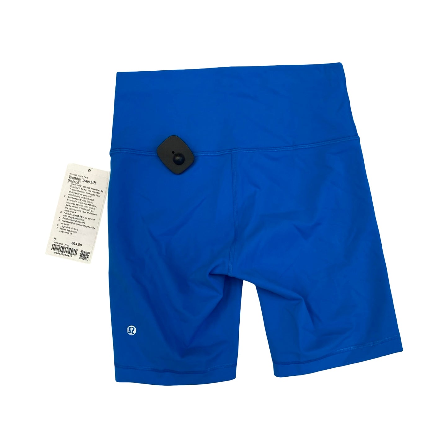Athletic Shorts By Lululemon In Blue, Size:8