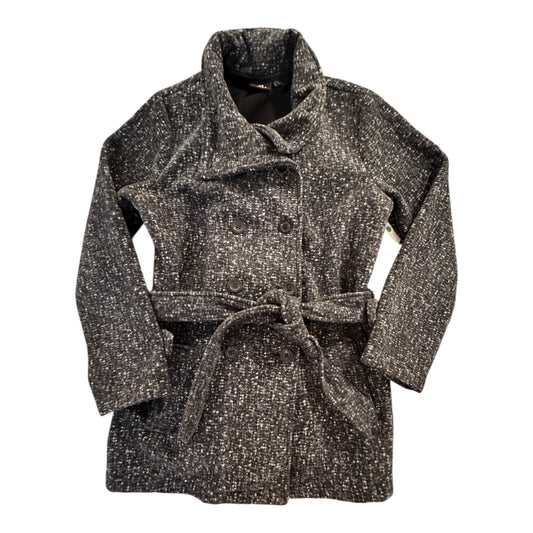 Jacket Fleece By IKE BEHAR In Black & Grey, Size:L