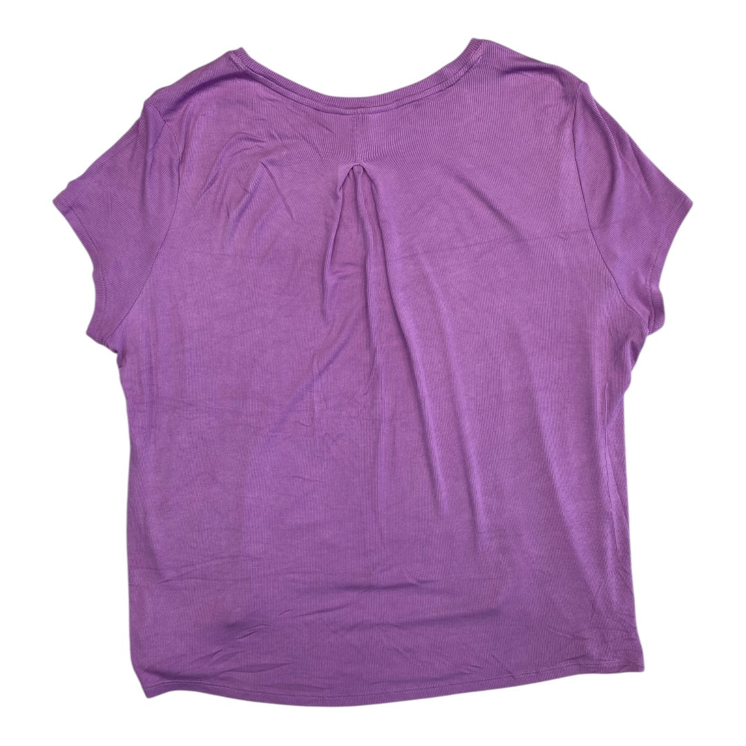 Athletic Top Ss By Athleta In Purple, Size:S