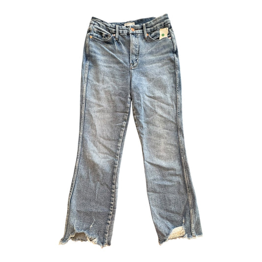 Jeans Straight By Good American In Blue Denim, Size:4