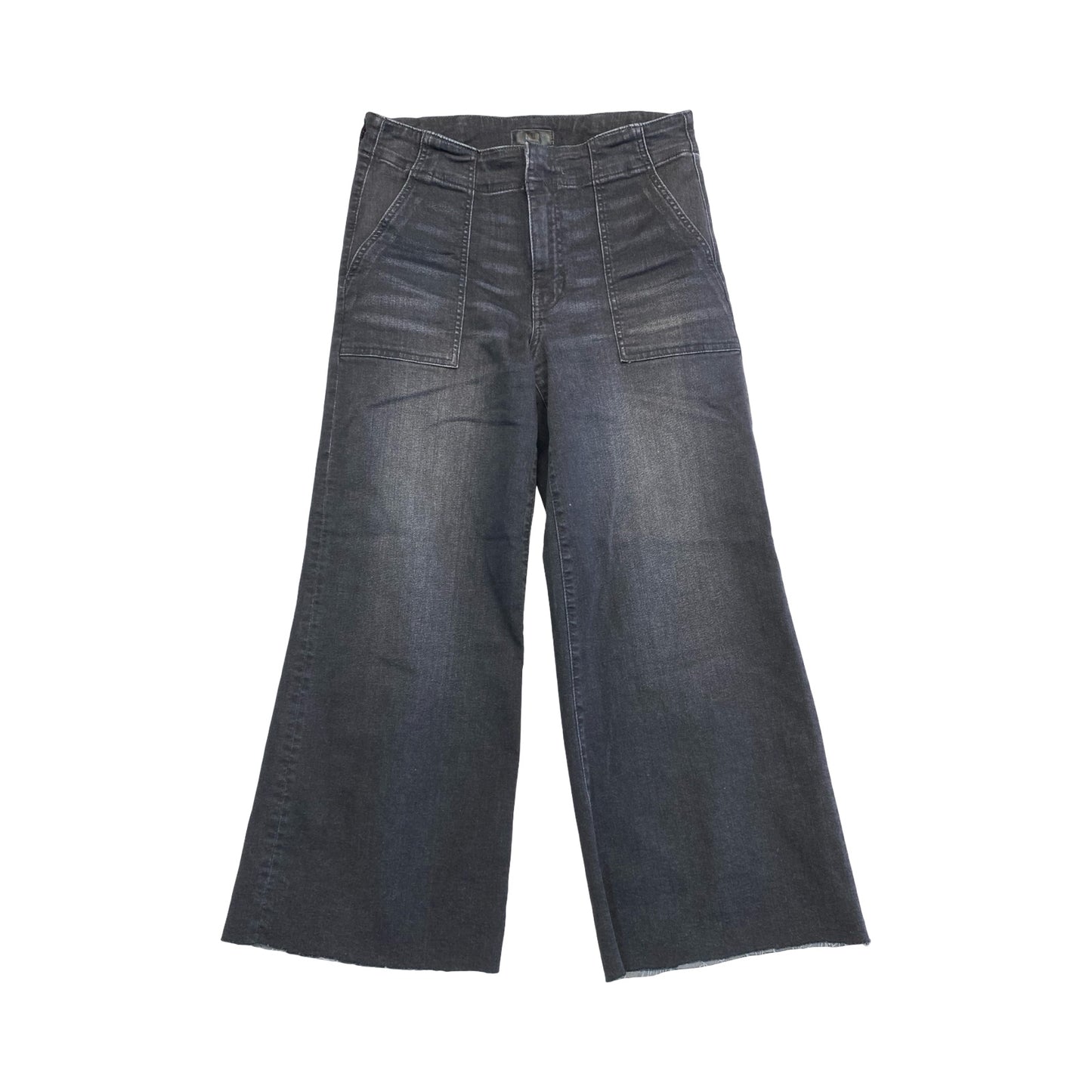 Jeans Cropped By Kut In Black Denim, Size:6