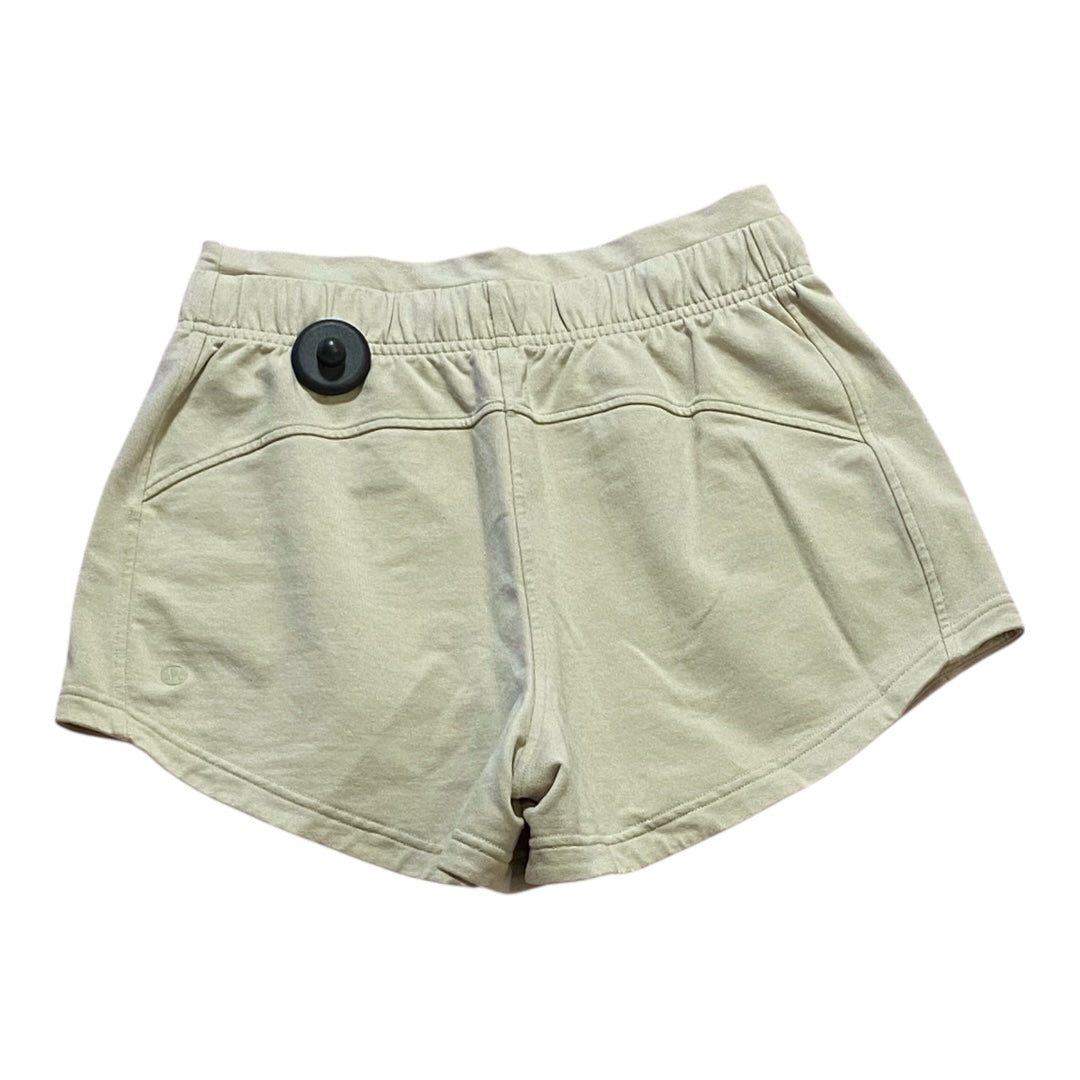 Athletic Shorts By Lululemon In Tan, Size:4