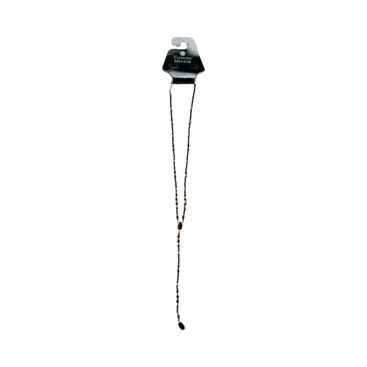Necklace Designer By Kendra Scott In Brown & Gold