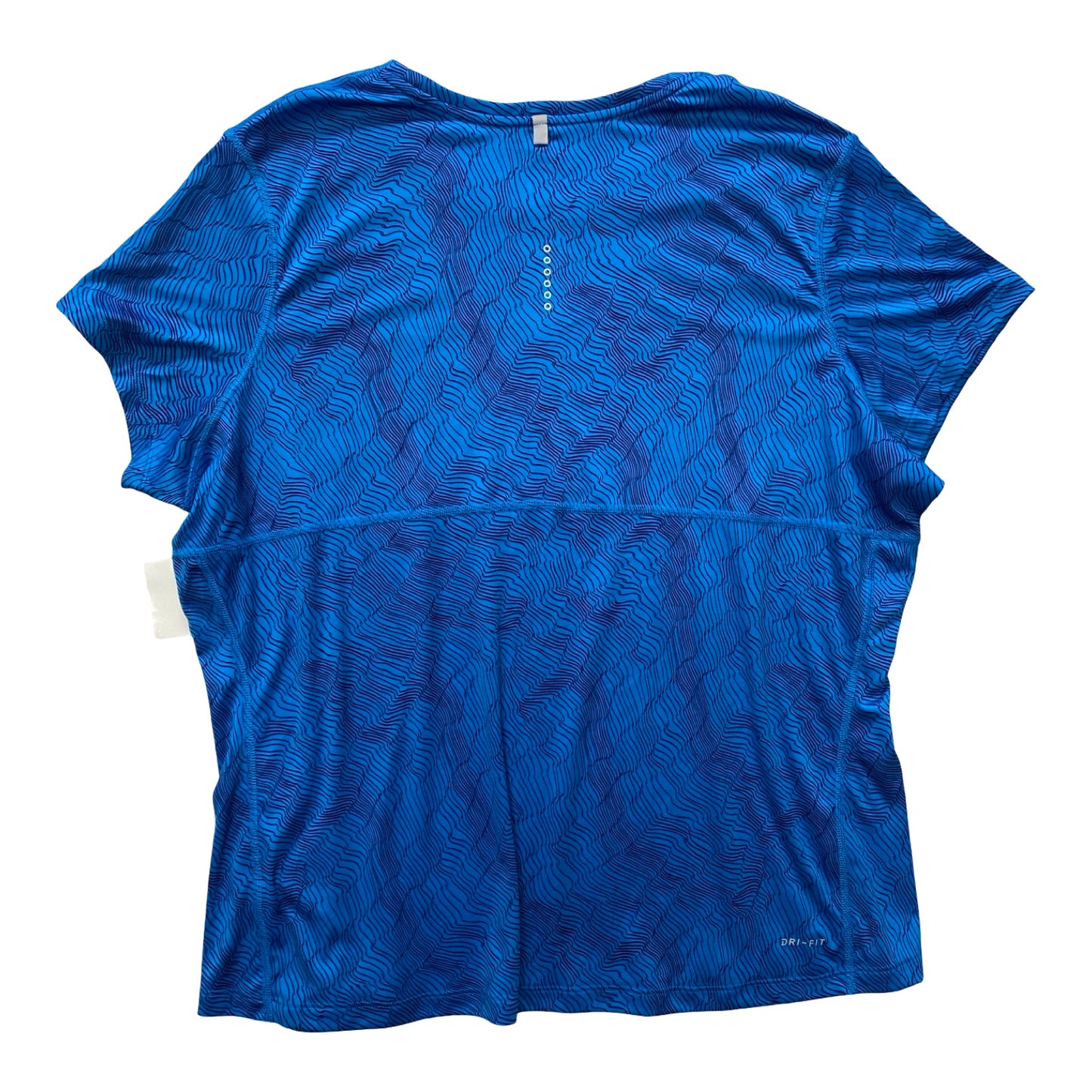 Athletic Top Ss By Nike In Blue, Size:2X