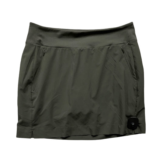 Athletic Skort By Athleta In Green, Size:10