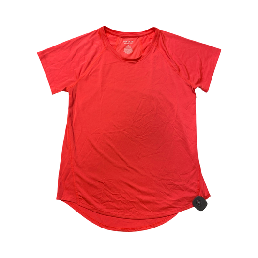 Athletic Top Ss By Tek Gear In Pink, Size:M