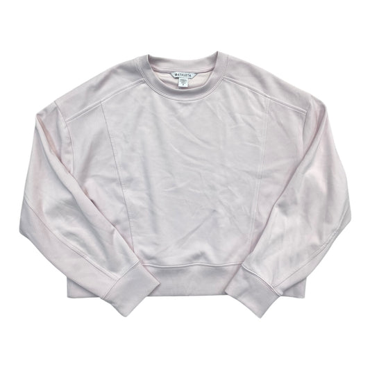 Athletic Sweatshirt Crewneck By Athleta In Pink, Size:S