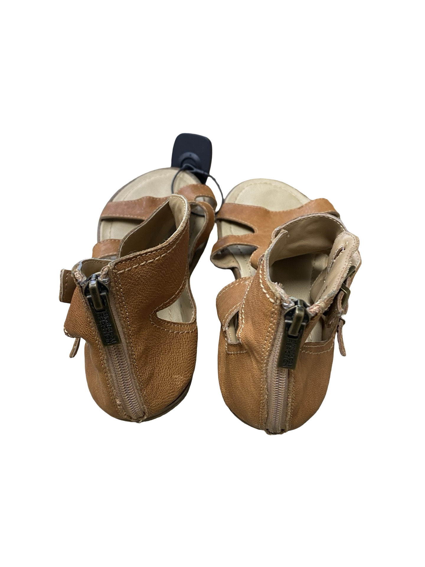 Sandals Flats By Kenneth Cole Reaction In Brown, Size:8