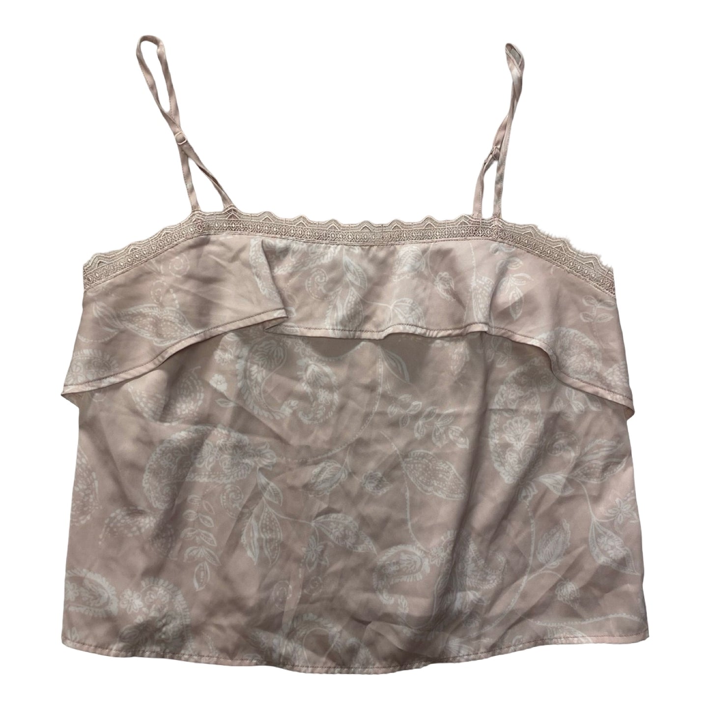 Top Sleeveless By Express In Pink, Size:S