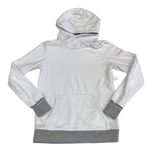 Athletic Sweatshirt Hoodie By Lululemon In White, Size:8