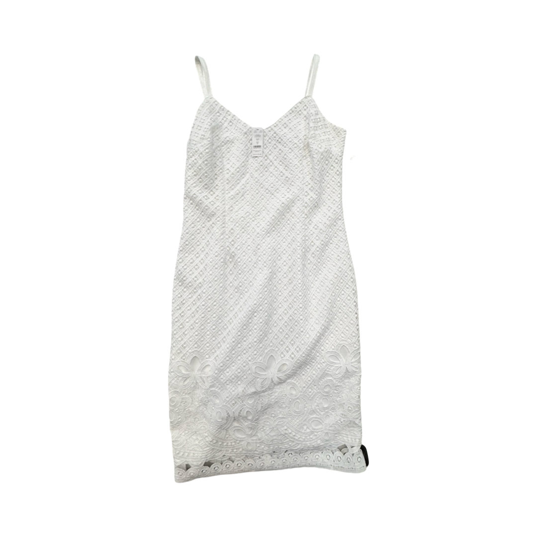 Dress Party Midi By White House Black Market In White, Size:10