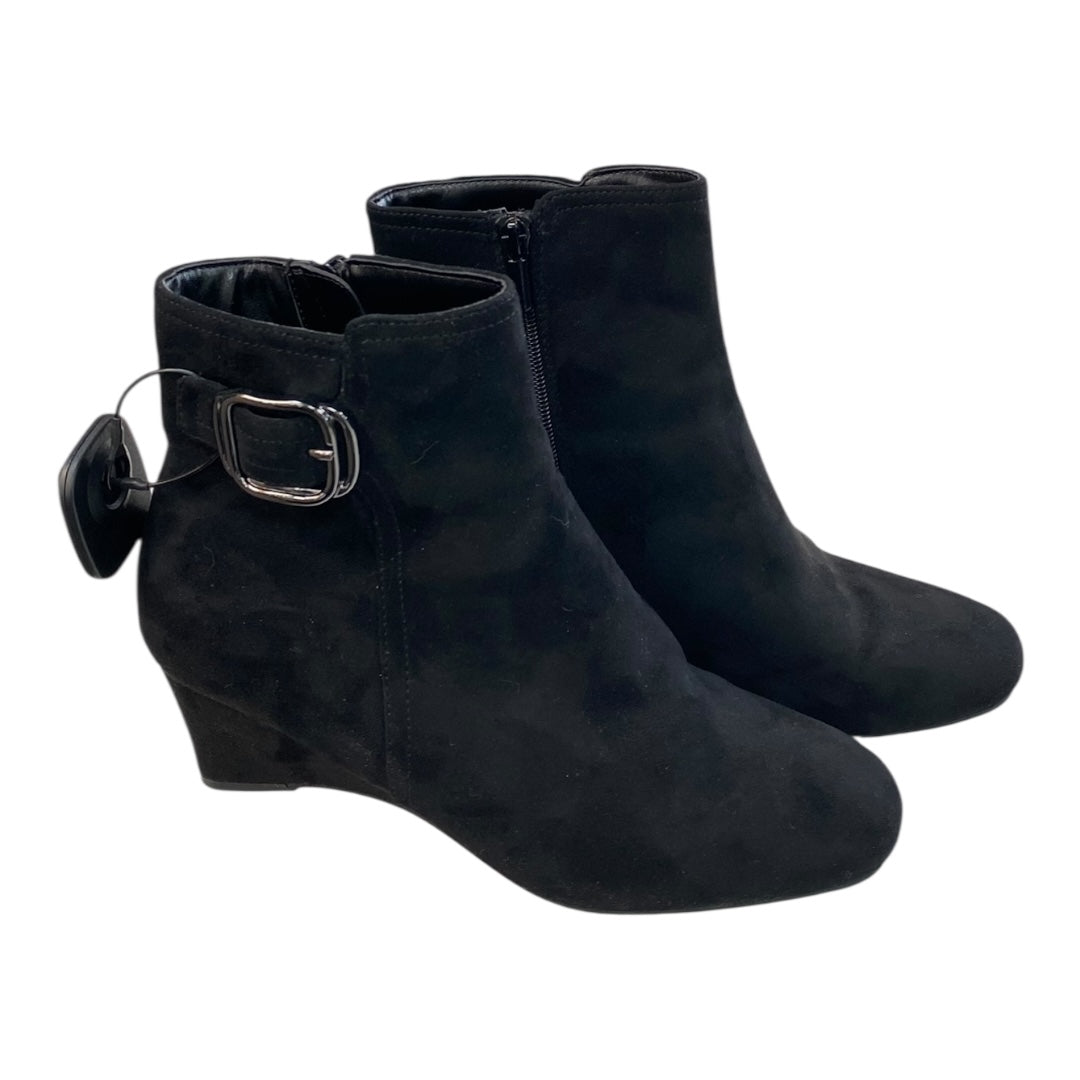 Boots Ankle Heels By Impo In Black, Size:7.5