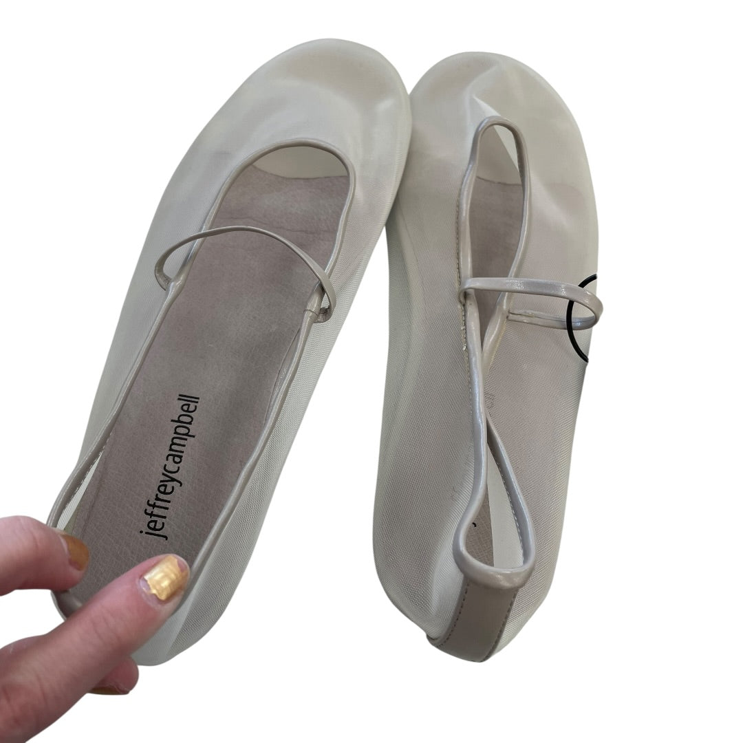 Shoes Flats By Jeffrey Campbell In Grey, Size:8