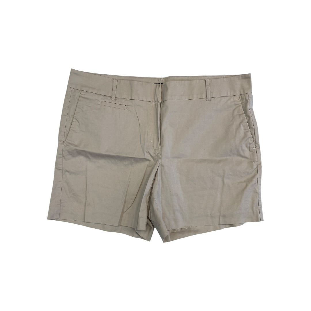 Shorts By Ann Taylor In Tan, Size:14
