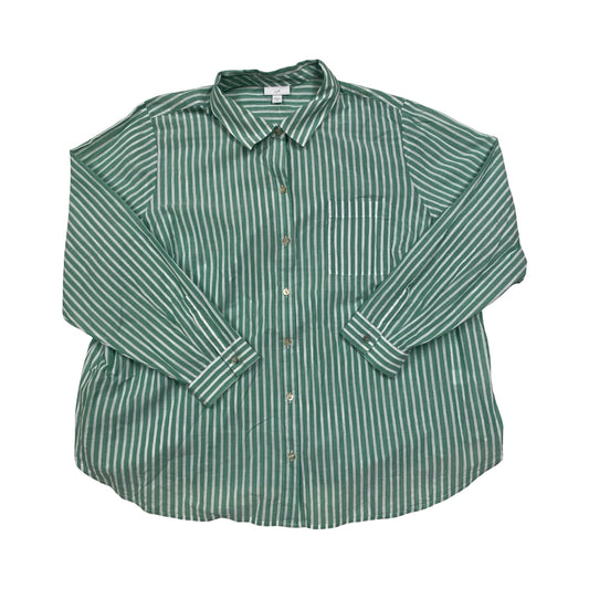 Top Ls By J. Jill In Green, Size:2X