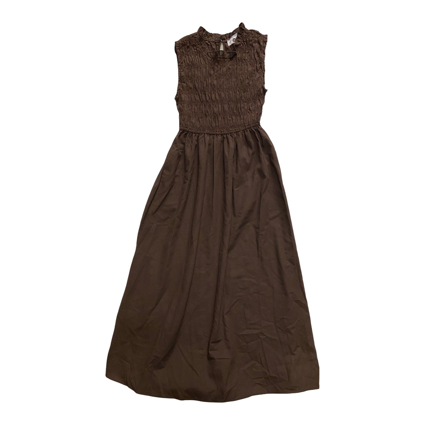 Dress Casual Maxi By Petal & Pup In Brown, Size:S